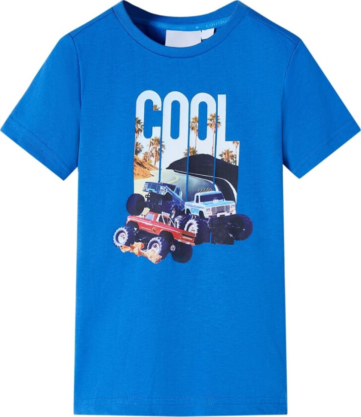 T-skjorte for barn blå 92