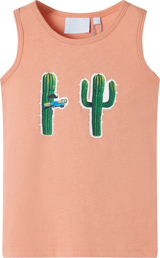 Singlet for barn lyseoransje 116
