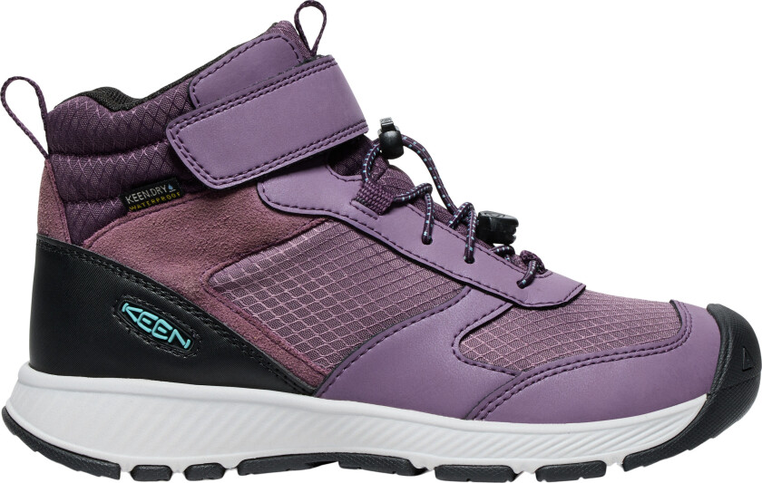Big Kids' Skua Waterproof Boot Black Plum-plum Perfect 32/33