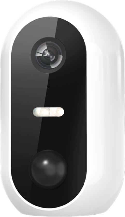 FESH Smart Home Camera - Outdoor - Including SD Card, White