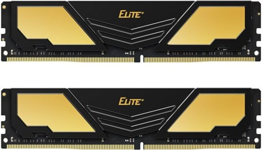 Team Elite Plus DDR4-2666 - 16GB - CL19 - Dual Channel (2 pcs) - Intel XMP - Svart
