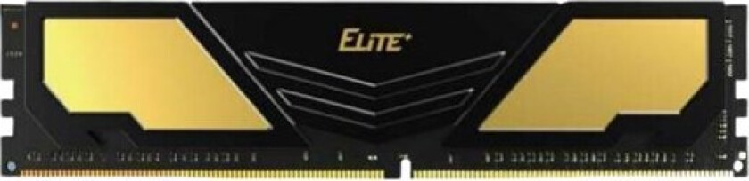 Team Elite Plus DDR4-2666 - 16GB - CL19 - Single Channel (1 pcs) - Intel XMP - Svart