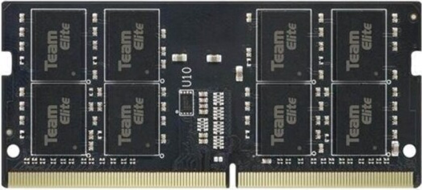 Team Elite SODIMM DDR4-3200 - 16GB - CL22 - Dual Channel (2 pcs) - Svart