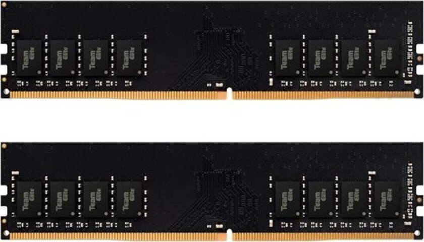Team Elite DDR4-3200 - 16GB - CL22 - Single Channel (1 pcs) - Svart