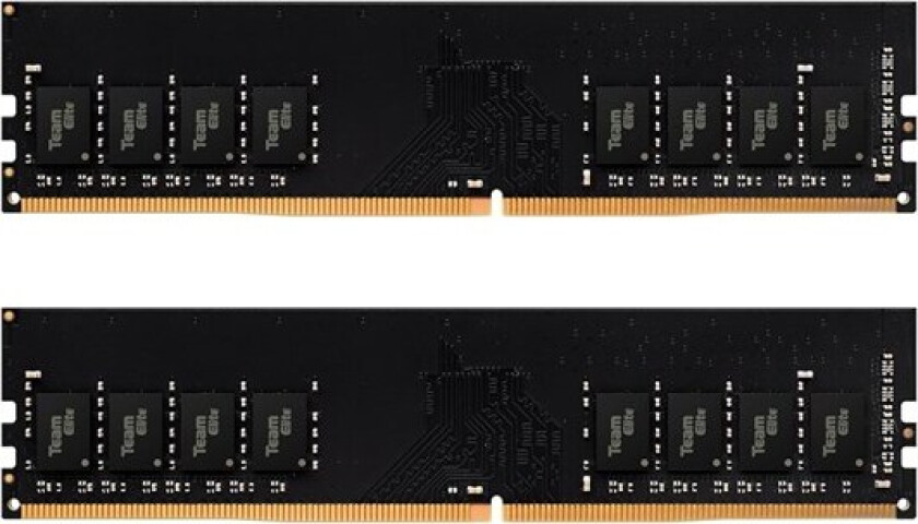 Team Elite DDR4-2666 - 32GB - CL19 - Dual Channel (2 pcs) - Svart