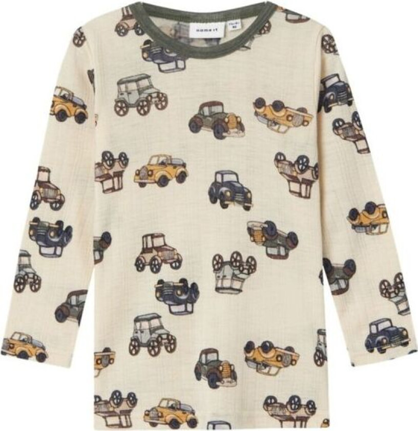 Name It - Trøye Ull Wang Cars Snow White AOP