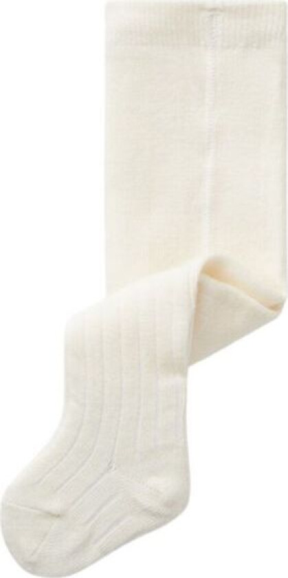 Name It - Strømpebukse i Ull Wakma Rib Snow White