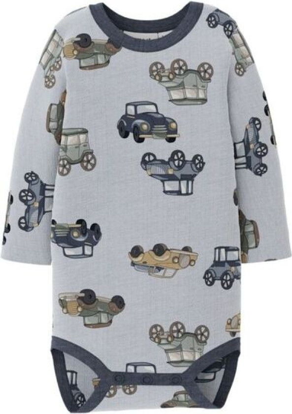 Name It - Body Ull Baby Wang Cars Gray Dawn AOP