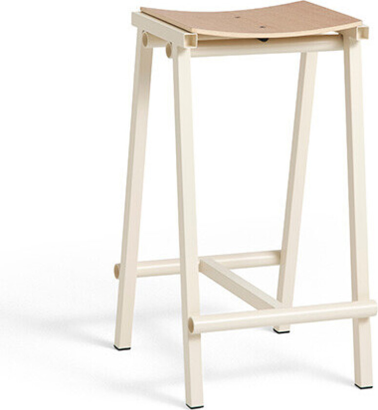 Hay - Taburete 8 Bar Stool Low Eggshell