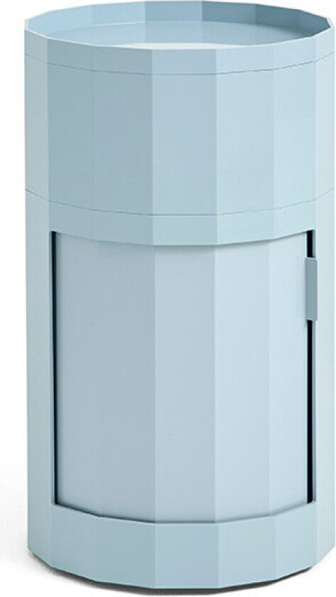 Hay - Facet Cabinet incl. Feet & Castors High Misty Blue