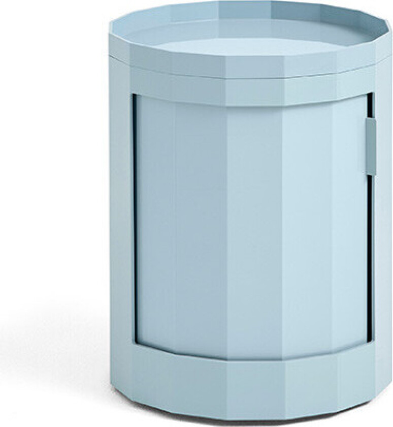 Hay - Facet Cabinet incl. Feet & Castors Low Misty Blue