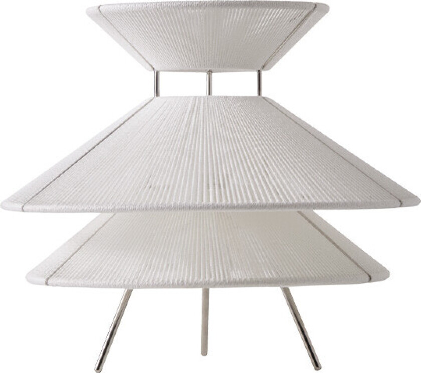 - Kiku Bordlampe Ø35,5 Hvit