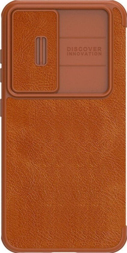 Nillkin Nillkin Qin Leather Pro Deksel Til Samsung Galaxy S23+ Deksel Med Flip-Kamerabeskytter Brun
