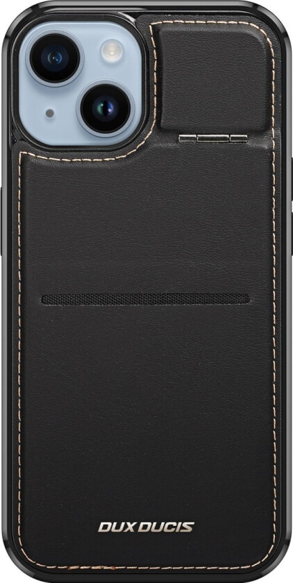 Lommebokveske 3 I 1 Med Stativ Iphone 14 Plus Magsafe Rfid Blocker Dux Ducis Rafi Mag - Svart