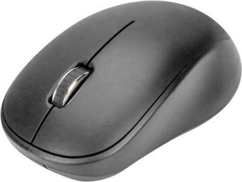 Da-20161 - Mus - Ergonomisk - Optisk - 6 Knapper - Trådløs - Usb Trådløs Mottaker - Svart