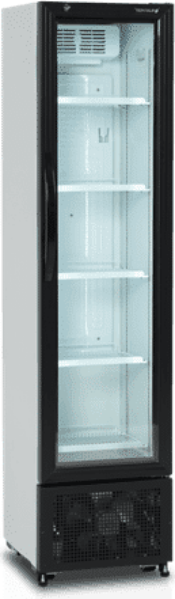 Tefcold Displaykjøleskap Sort Fs176h