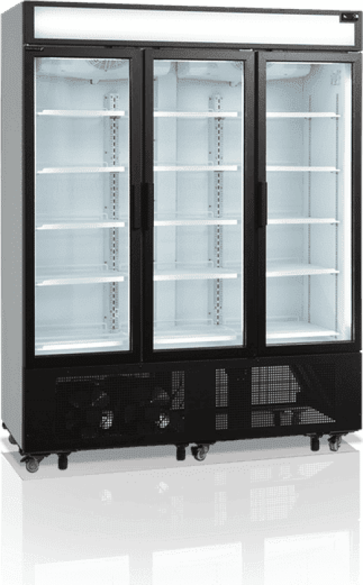 Tefcold Display Kjøleskap Hvit 3 Dørs 207 Cm Fsc1600h