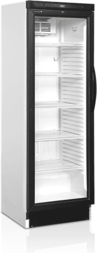 Tefcold Display Kjøleskap Hvit Cev425 1 Led L/h Venstrehengslet