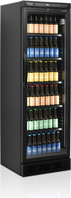 Tefcold Display Kjøleskap Sort 184 Cm Cev425 Black