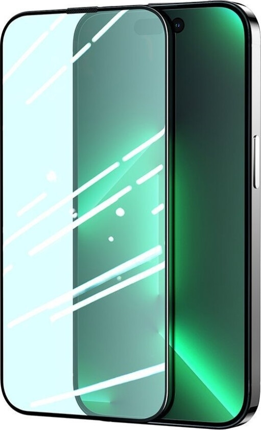 Jr-G02 Fullskjerm Øyebeskyttelse Herdet Glass For Apple Iphone 14 Pro 6.1"