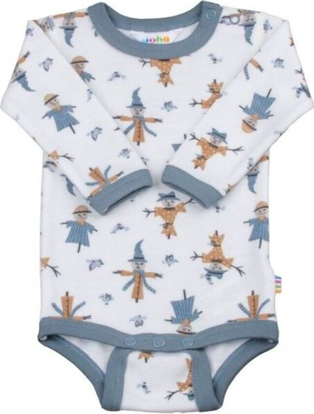 Scarecrow body i ull/bambus, Off White/Blue