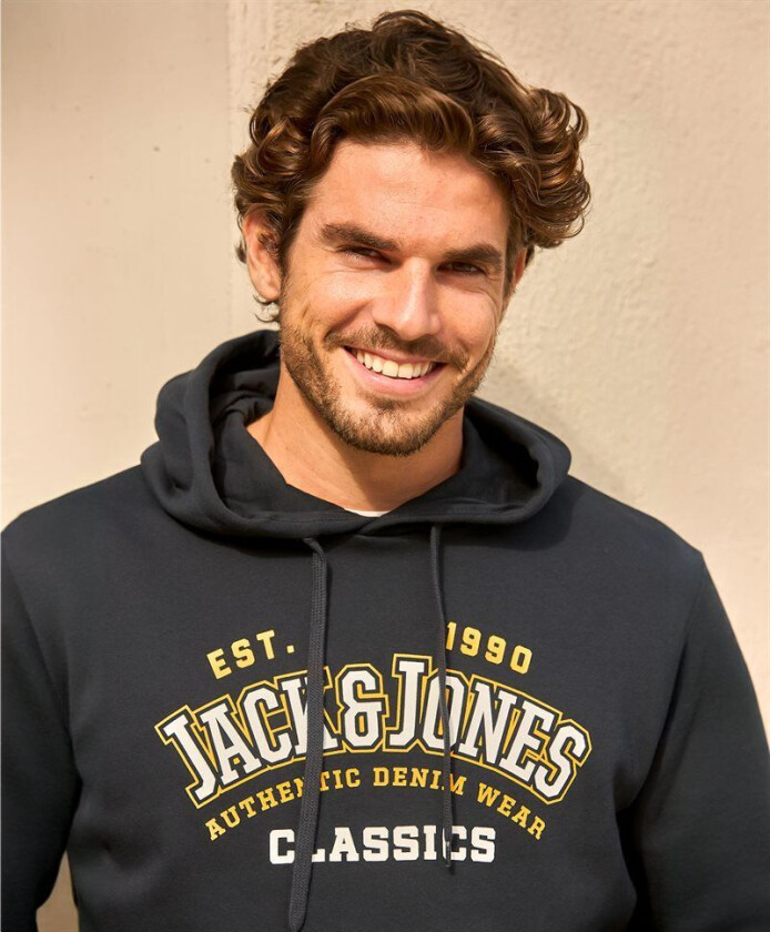 Jack & Jones Jack&jones; Logo Sweathood Svart S