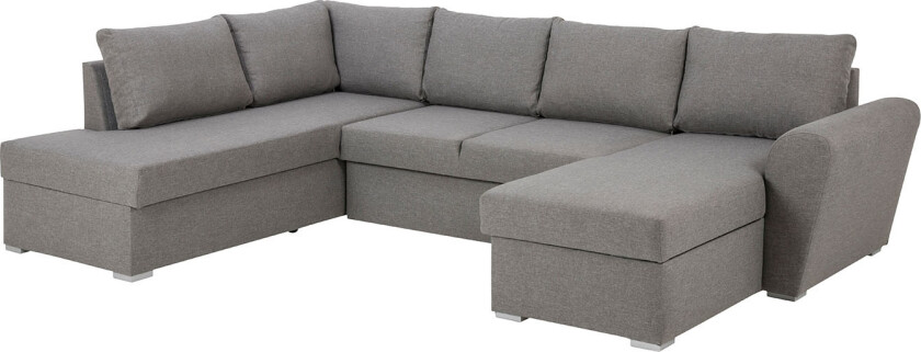 Stan sovesofa hvile venstre og sjeselong høyre lysgrå.