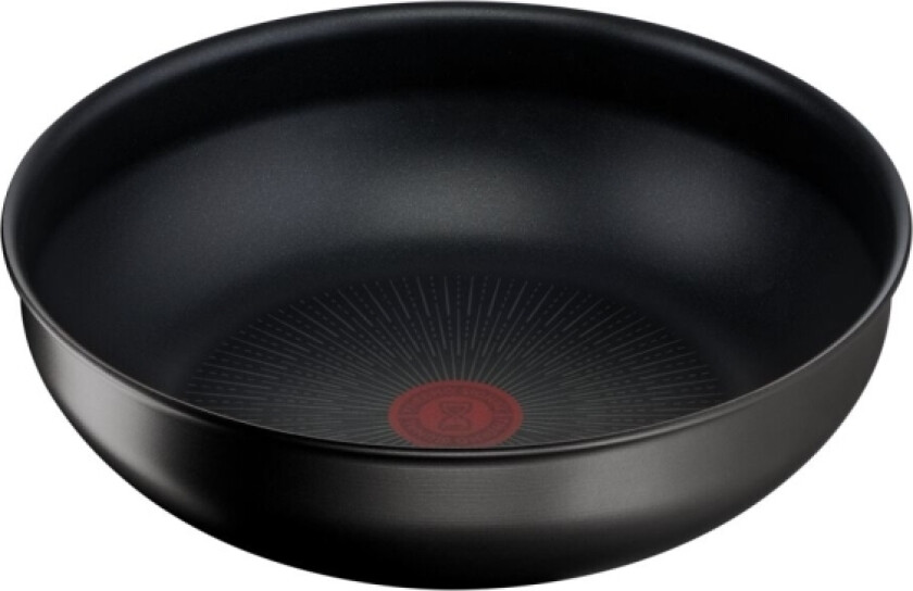 L76377, Wok/Stirfry Pande, Sort, Aluminium, Titanium, Thermo-Spot, Aftagelig
