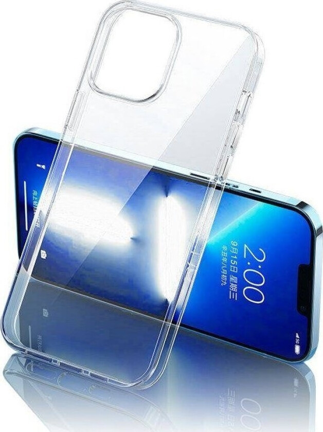 Elegant Series Iphone 13 Pro-Deksel, Gjennomsiktig Bakdeksel