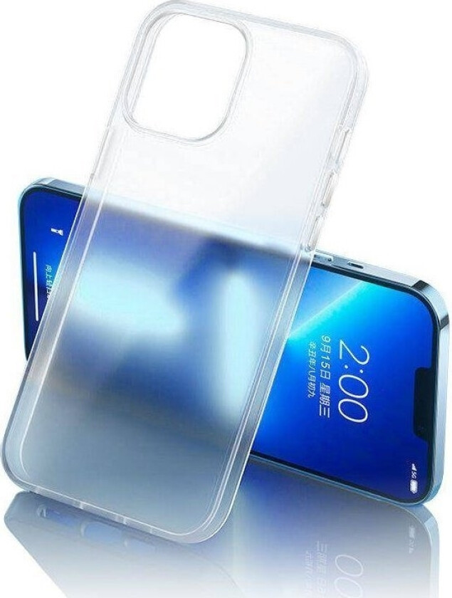 Elegant Series-Deksel Iphone 13 Pro-Deksel Bakdeksel Gjennomsiktig