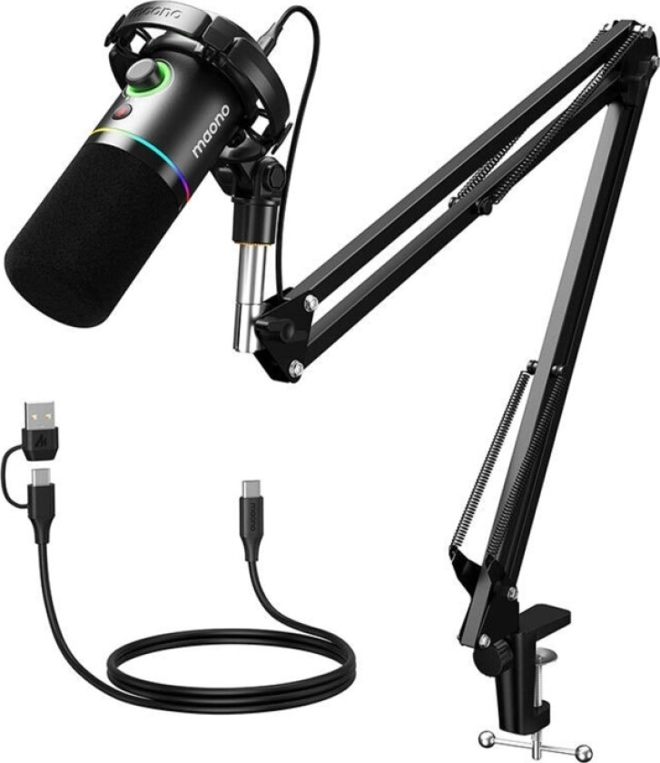 Maono Pd200xs Dynamisk Mikrofon (Svart)