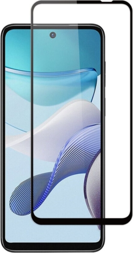Premium - Skjermbeskyttelse For Mobiltelefon - Full Deksel - Glass - Rammefarge Svart - For Motorola Moto G53
