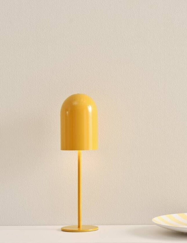 ARA bordlampe LED bærbar Gul