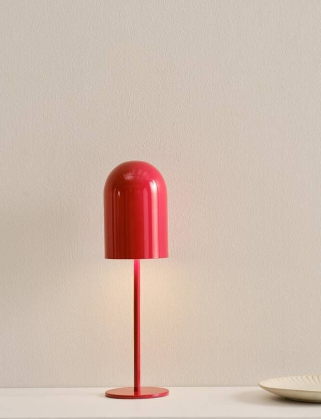 ARA bordlampe LED bærbar Rød