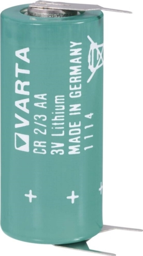 Cr2/3 Aa Slf Spesialbatteri Cr 2/3 Aa Slf U-Loddeben Lithium 3 V 1350 Mah 1 Stk