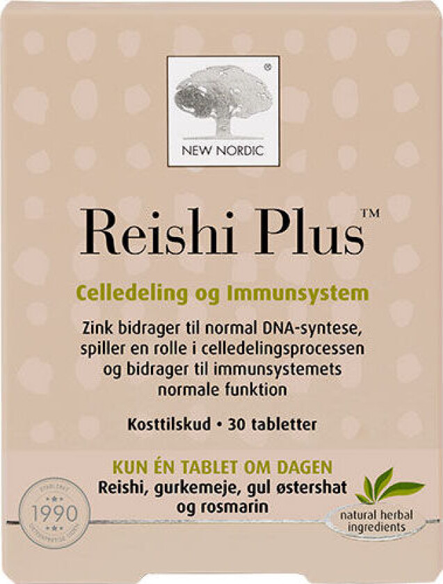 Reishi Plus - 30 Tabletter
