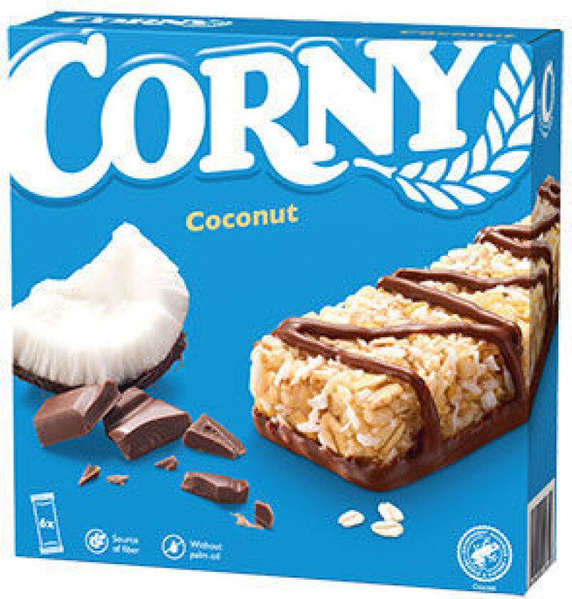 Kokosnøtt 6x25gr - 1 Pakker