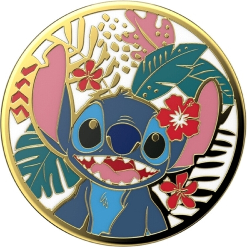 Popsockets Enamel Stitch, Grep, Sort, Blå, Gull, Grønn, Rosa, Rød, Hvit, Metall, Universell, 1 Stykker, 38,8 Mm