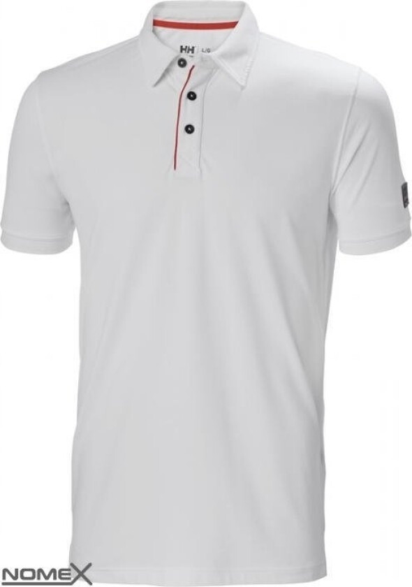 T-Skjorte Helly Hansen Kensington Tech Polo, Hvit M
