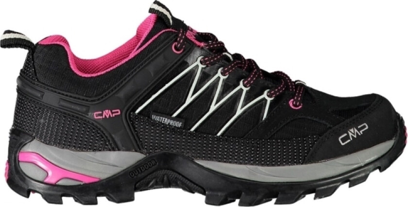 Cmp Trekkingsko For Kvinner Vanntette Trekkingsko For Kvinner Cmp Rigel Low Svart Og Rosa 3Q5445661ue 39
