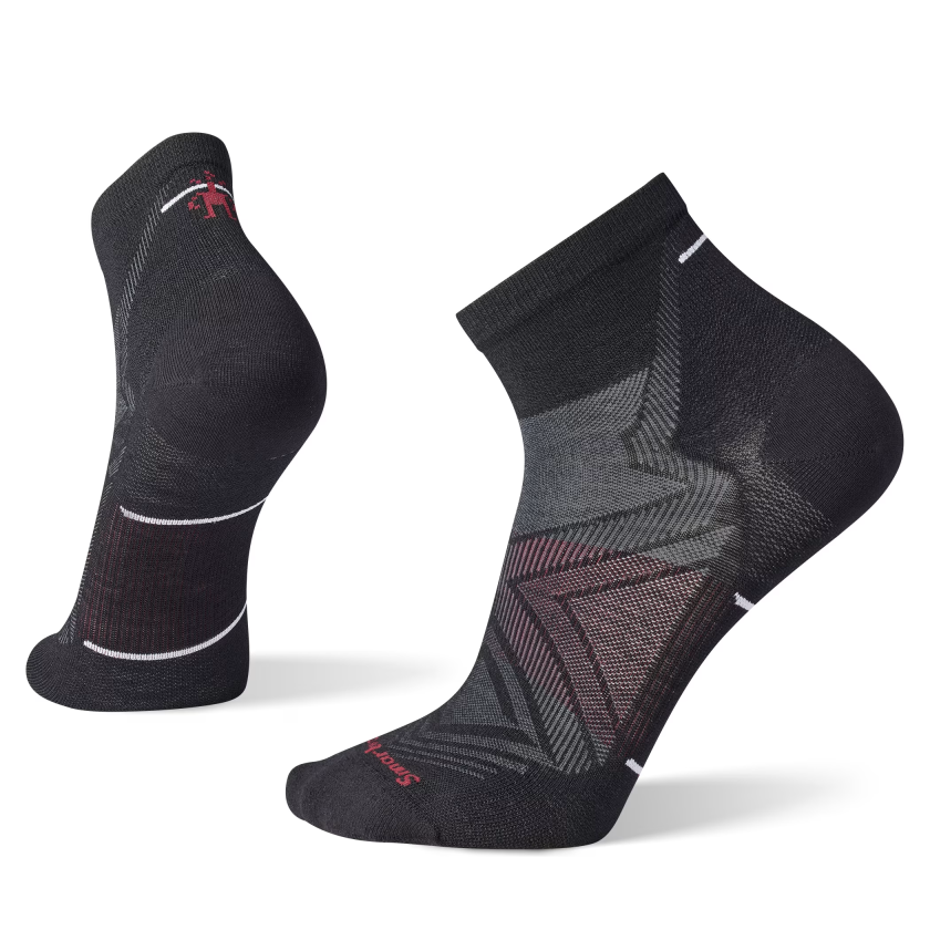 Unisex Run Zero Cushion Mid Crew Socks Black 46-49