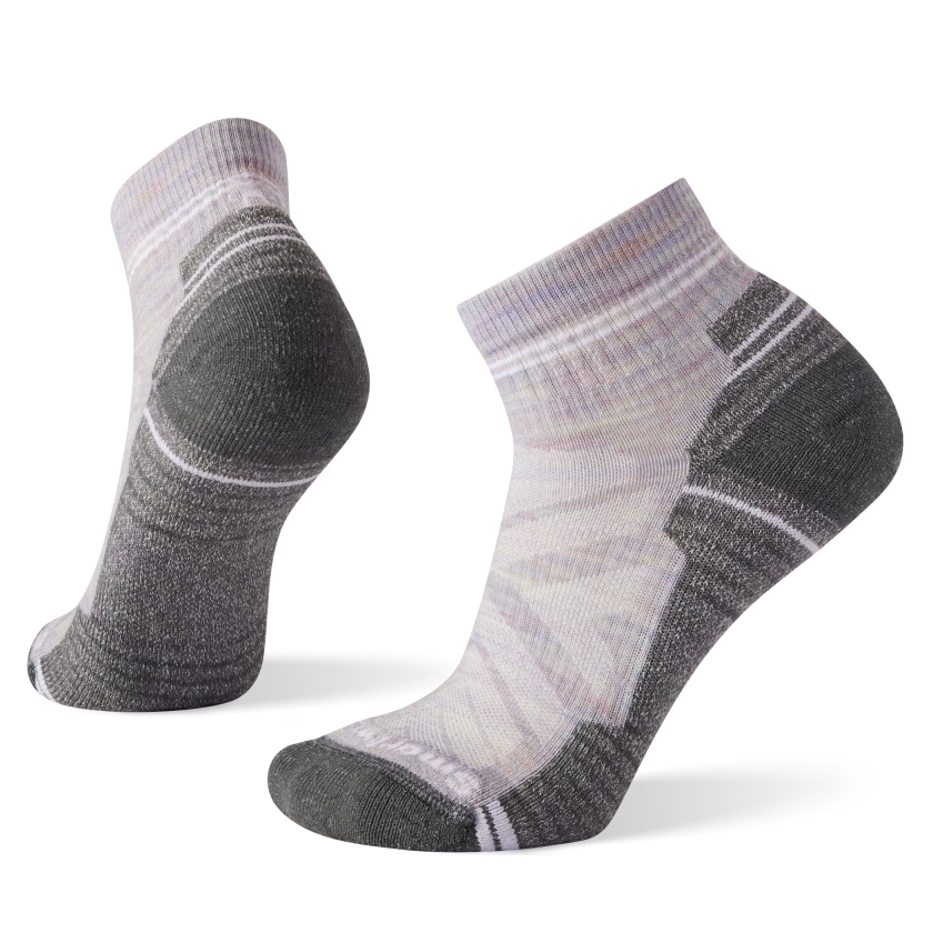 Women's Hike Light Cushion Ankle Socks Purple Eclipse L