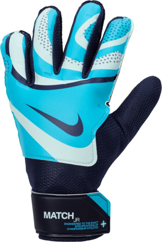 Match, keeperhansker, junior BLUE FURY/GLACIER BL