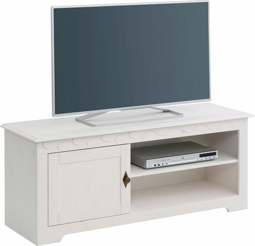 Marzell TV-benk 125 cm - Hvit