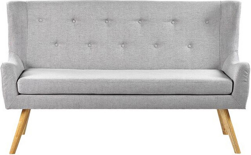 Skibby 2-seters Sofa - Lysegrå