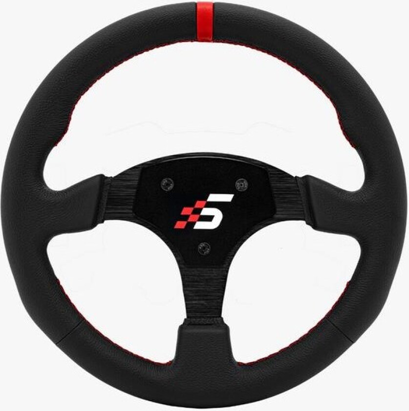 Rounded Wheel without HUB - Leather - 330mm