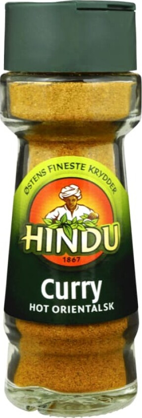 Curry Hot Oriental 34g glass