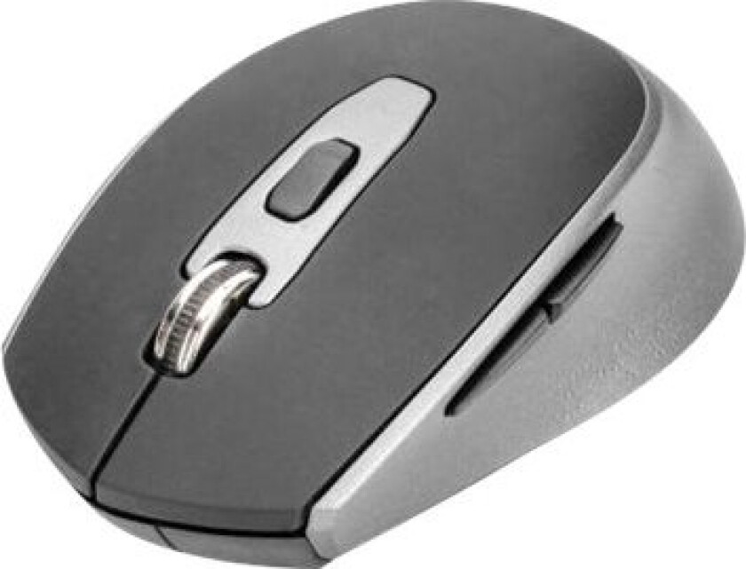 Da-20162 - Mus - Optisk - 6 Knapper - Trådløs - 2.4 Ghz - Usb Trådløs Mottaker - Svart/Grå