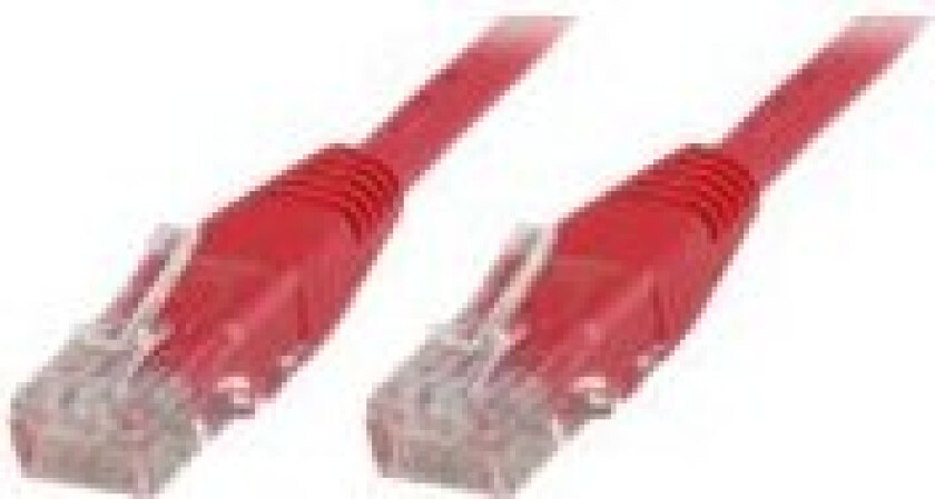 Microconnect - Nettverkskabel - Rj-45 (Hann) Til Rj-45 (Hann) - 1 M - Utp - Cat 6 - Rød
