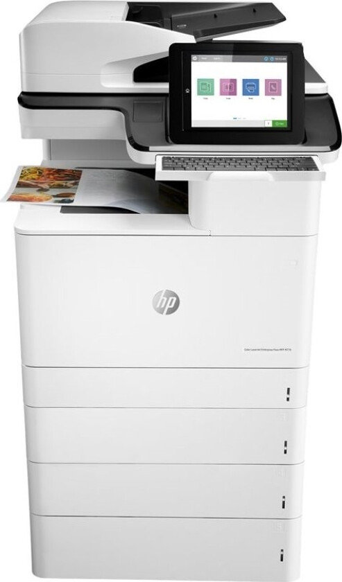 Hp Laserjet Enterprise Flow Mfp M776z - Multifunksjonsskriver - Farge - Laser - 297 X 864 Mm (Original) - A3/Ledger (Medie) - Opp Til 46 Spm (Kopieri